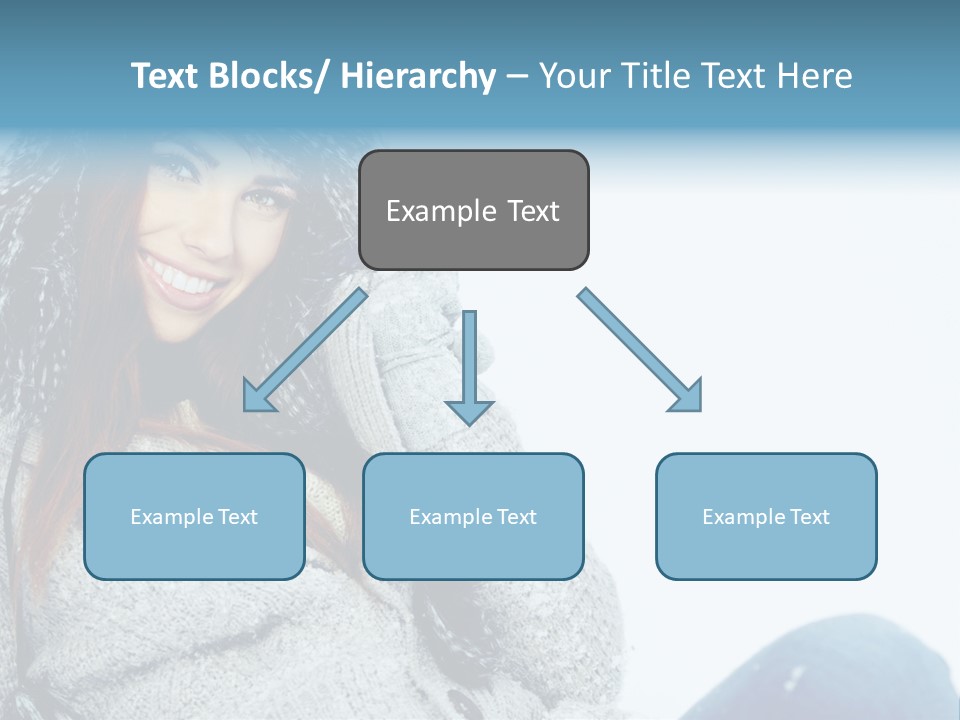 Female One Girl PowerPoint Template