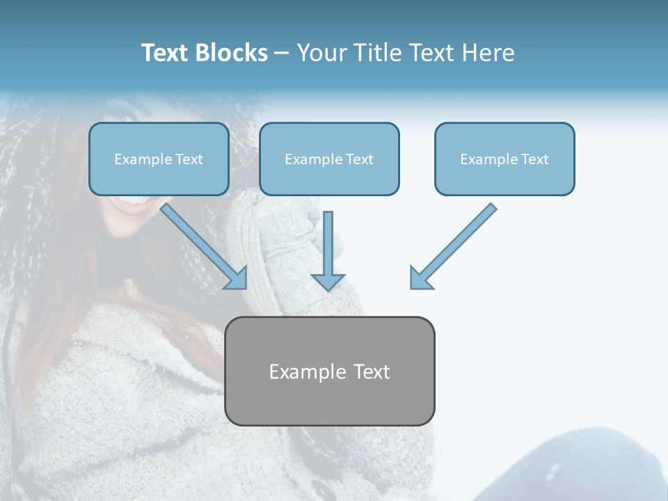 Female One Girl PowerPoint Template