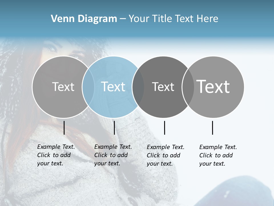 Female One Girl PowerPoint Template