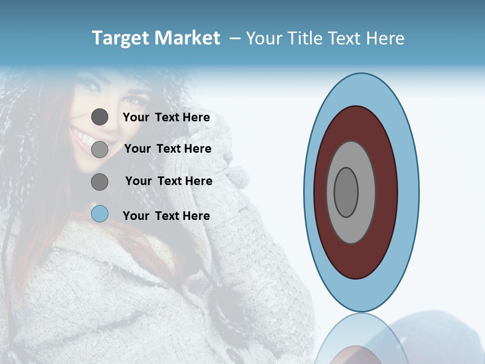 Female One Girl PowerPoint Template