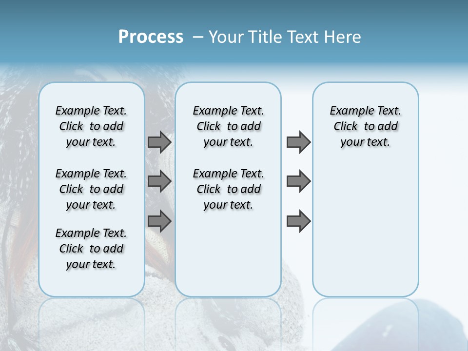 Female One Girl PowerPoint Template