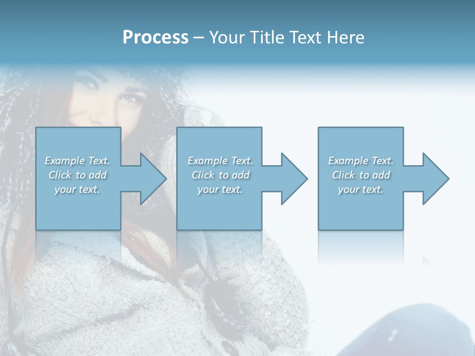 Female One Girl PowerPoint Template
