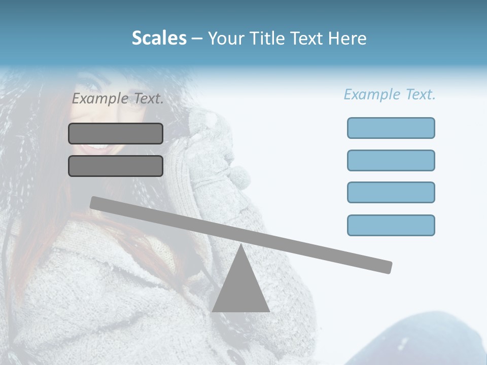 Female One Girl PowerPoint Template