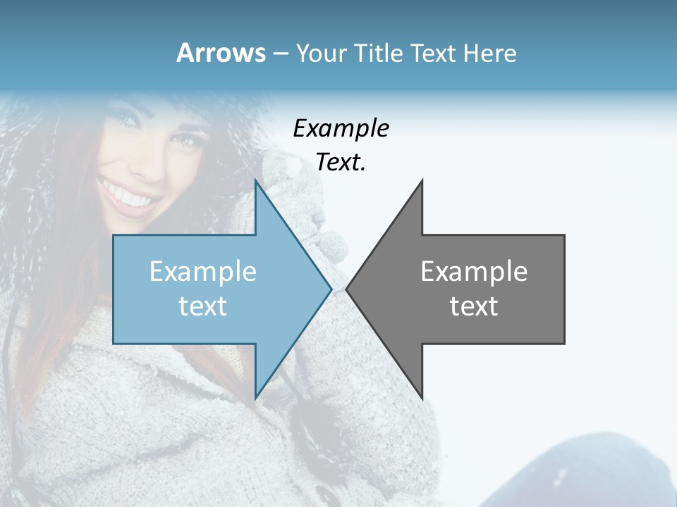 Female One Girl PowerPoint Template