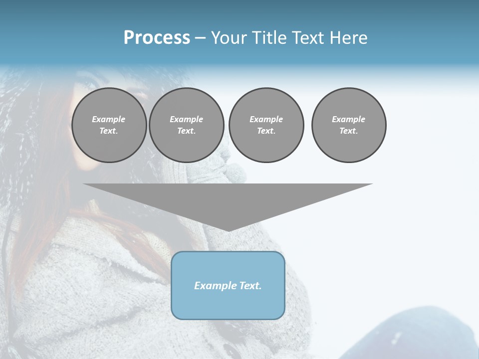 Female One Girl PowerPoint Template