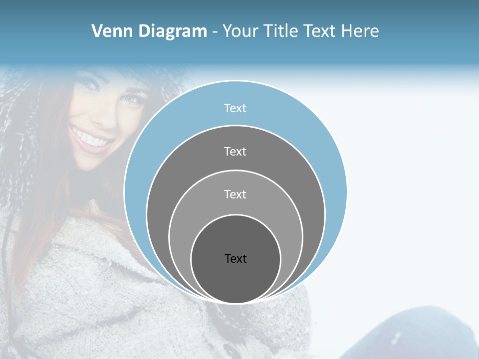 Female One Girl PowerPoint Template