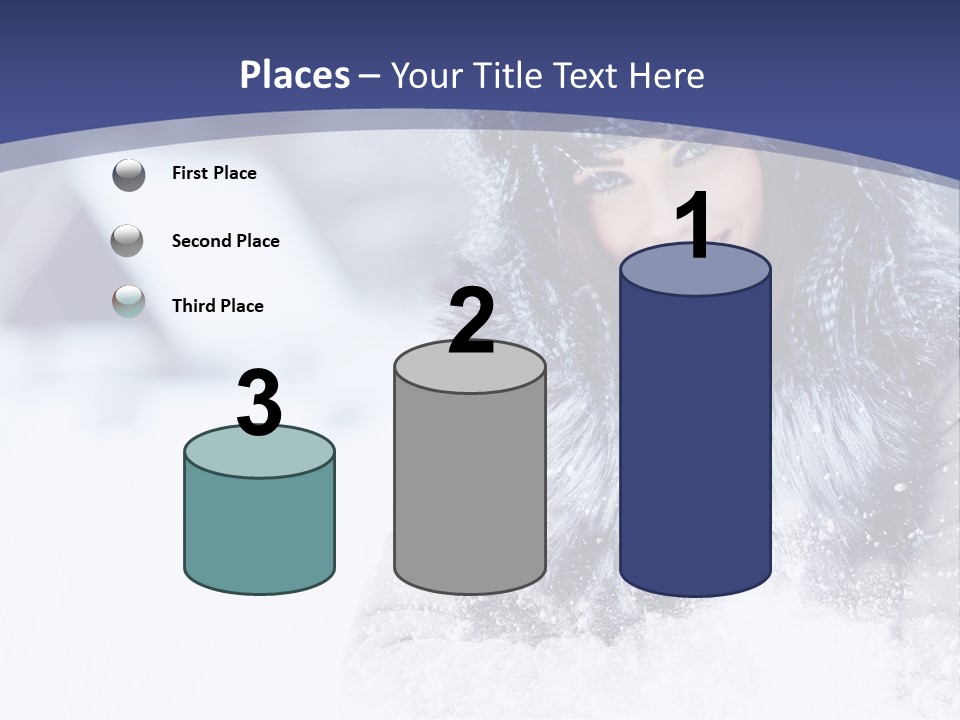 Turn Scenery Girl PowerPoint Template