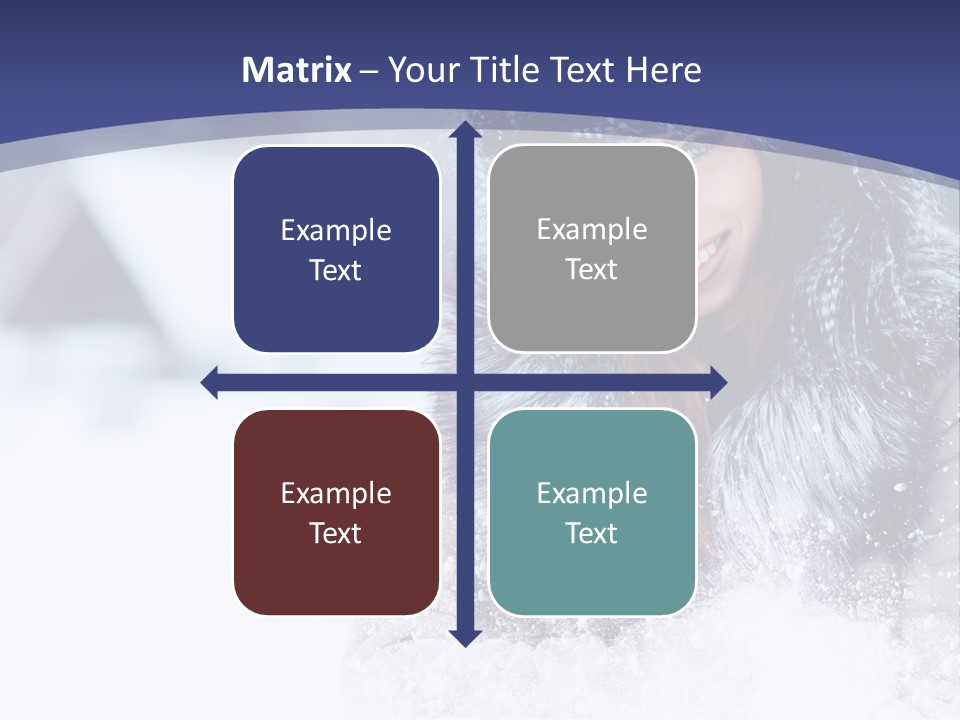 Turn Scenery Girl PowerPoint Template