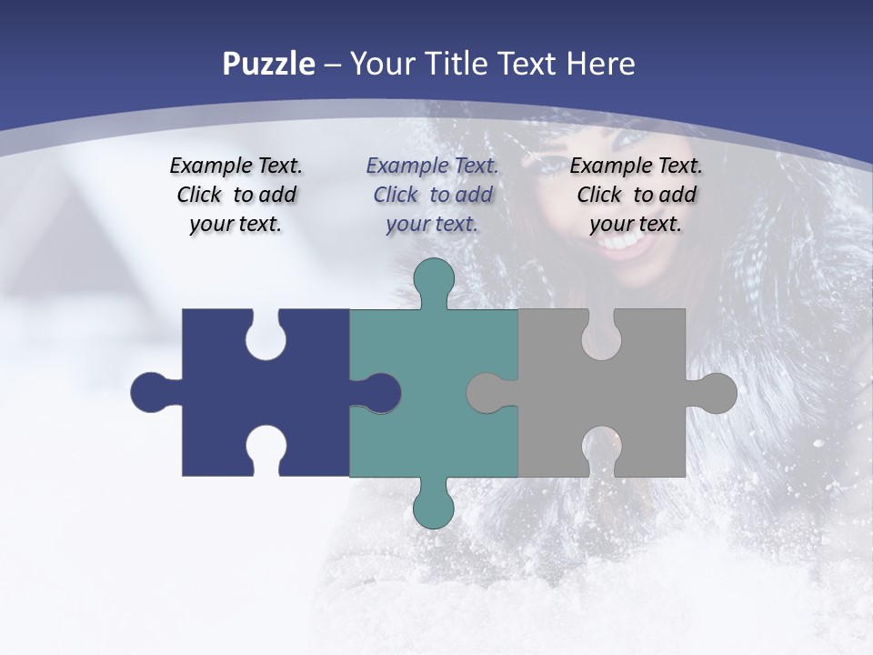 Turn Scenery Girl PowerPoint Template