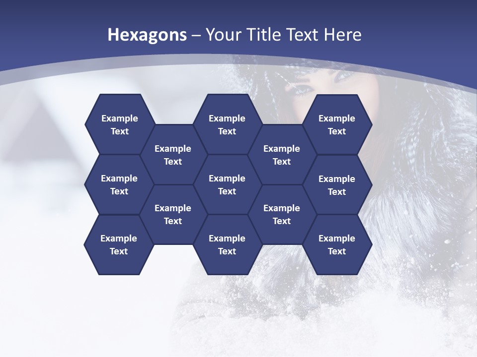 Turn Scenery Girl PowerPoint Template