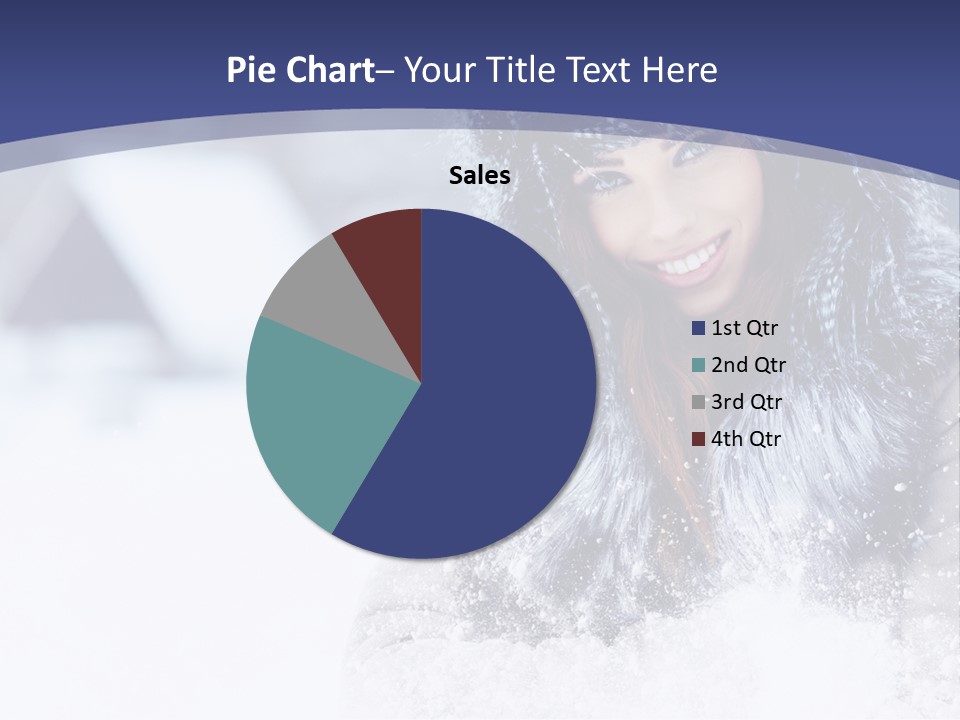 Turn Scenery Girl PowerPoint Template