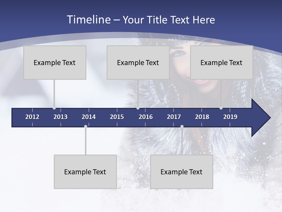 Turn Scenery Girl PowerPoint Template