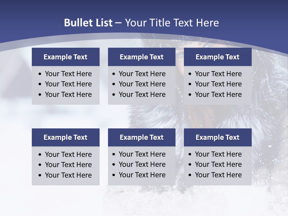 Turn Scenery Girl PowerPoint Template