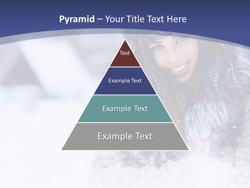 Turn Scenery Girl PowerPoint Template