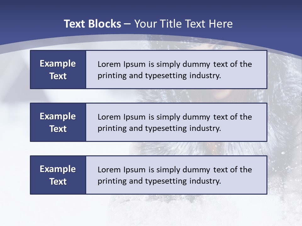 Turn Scenery Girl PowerPoint Template