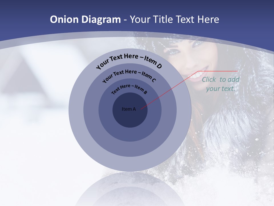 Turn Scenery Girl PowerPoint Template