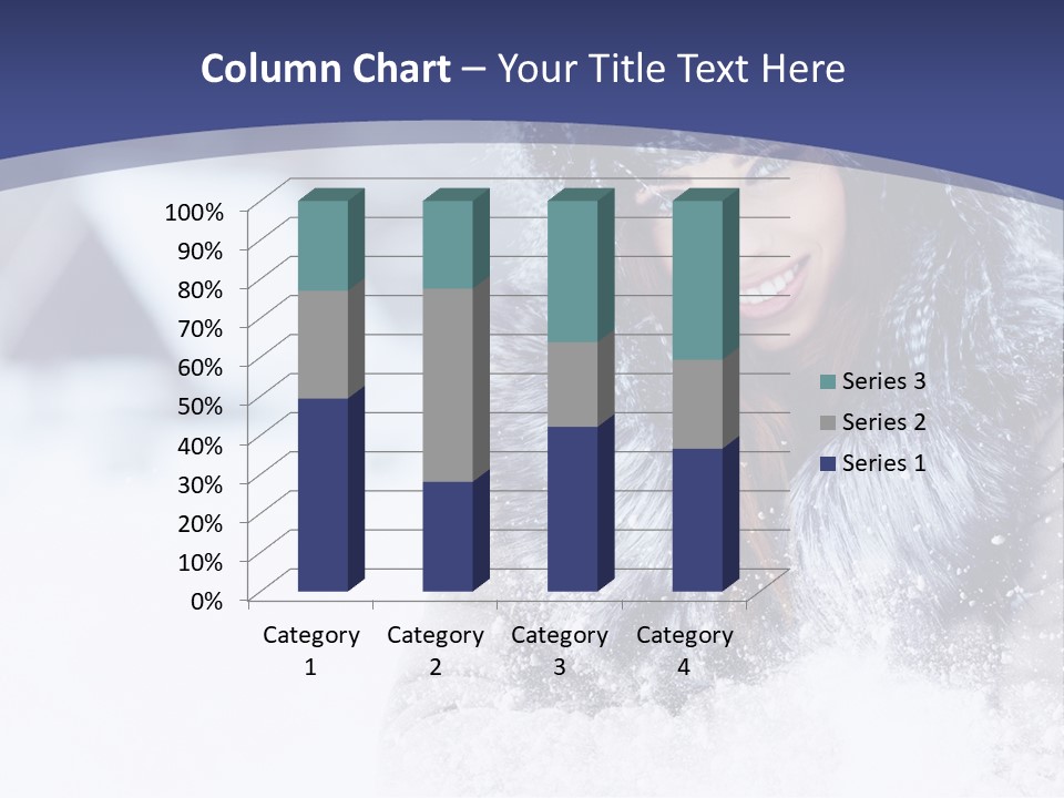 Turn Scenery Girl PowerPoint Template