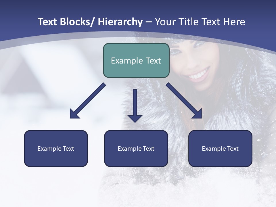 Turn Scenery Girl PowerPoint Template