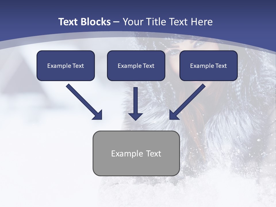 Turn Scenery Girl PowerPoint Template