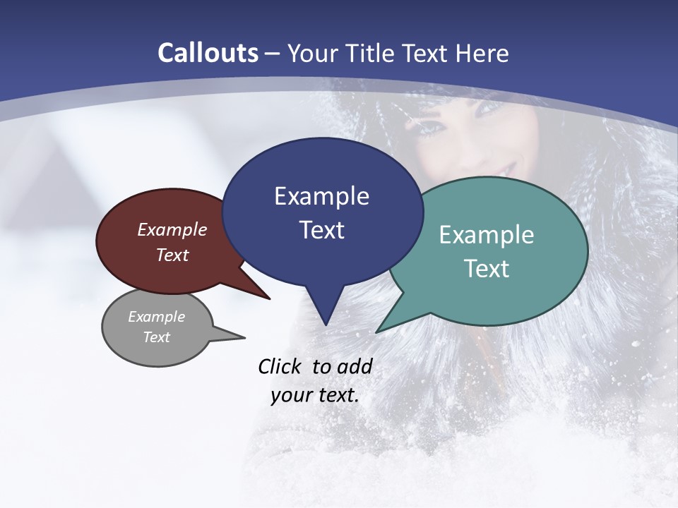 Turn Scenery Girl PowerPoint Template