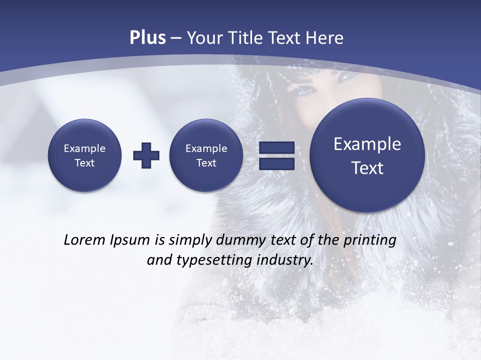 Turn Scenery Girl PowerPoint Template