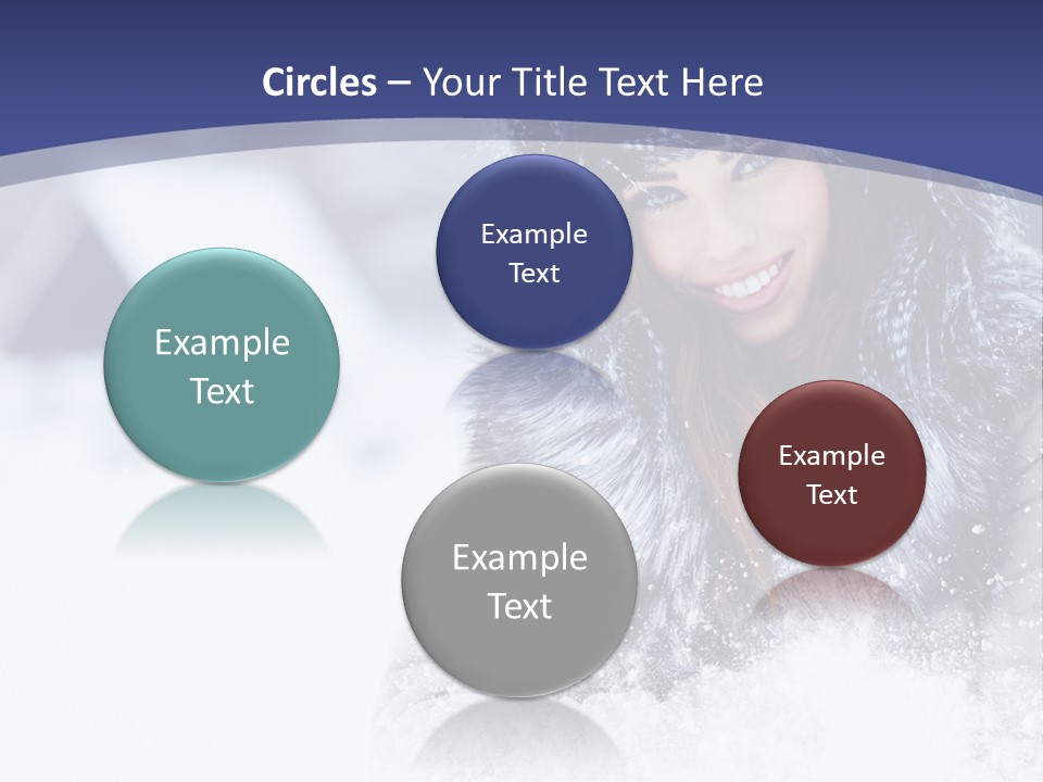 Turn Scenery Girl PowerPoint Template