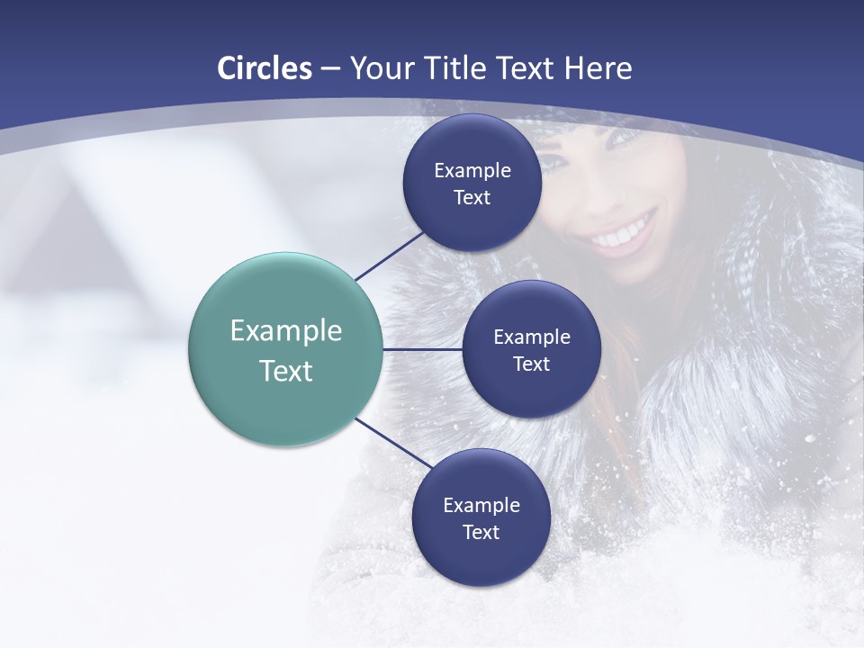 Turn Scenery Girl PowerPoint Template