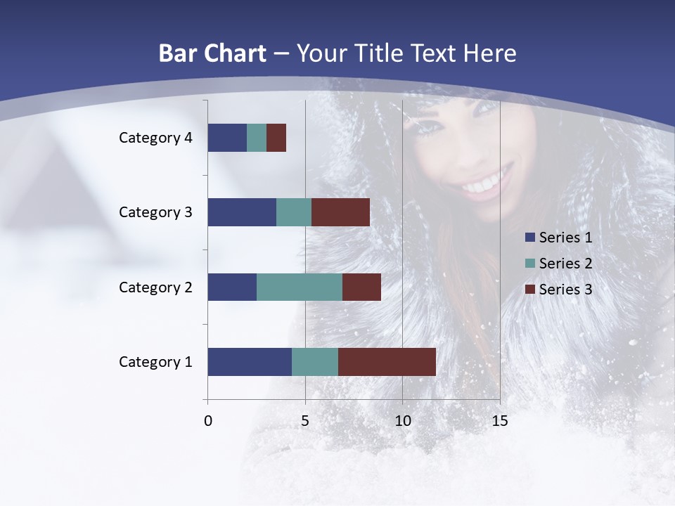 Turn Scenery Girl PowerPoint Template