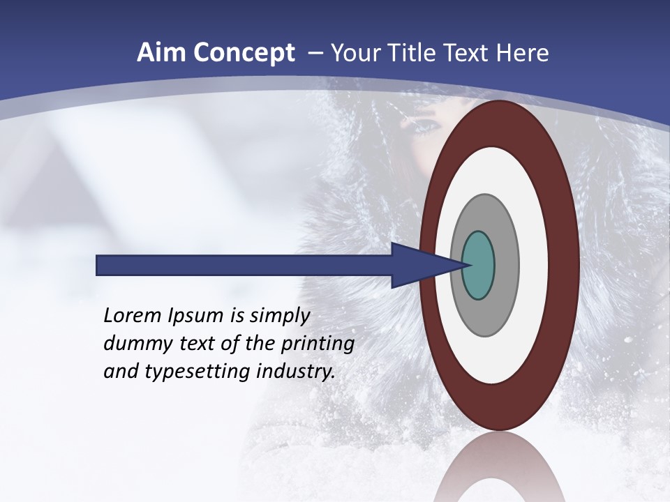 Turn Scenery Girl PowerPoint Template