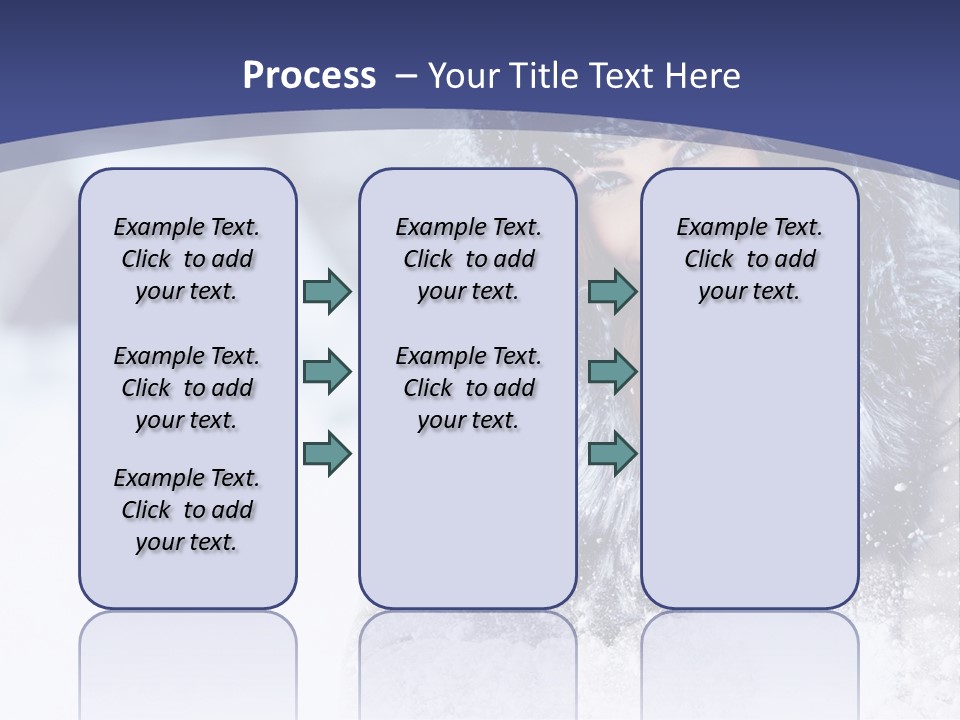 Turn Scenery Girl PowerPoint Template