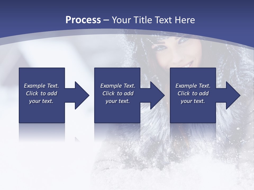 Turn Scenery Girl PowerPoint Template