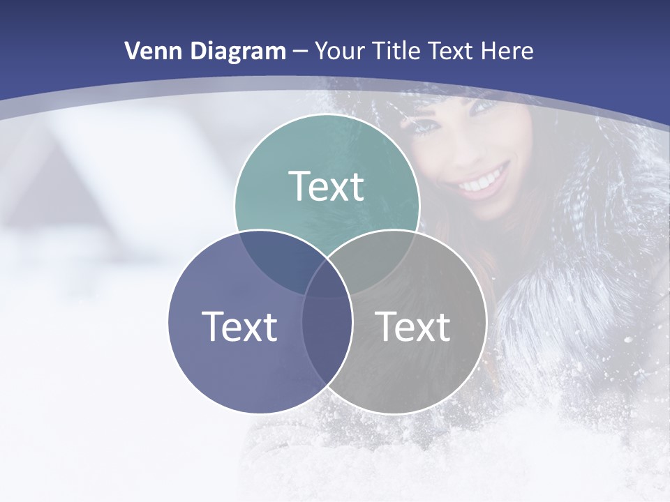 Turn Scenery Girl PowerPoint Template