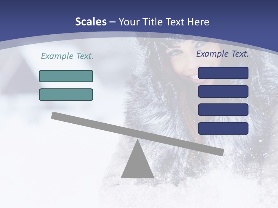 Turn Scenery Girl PowerPoint Template