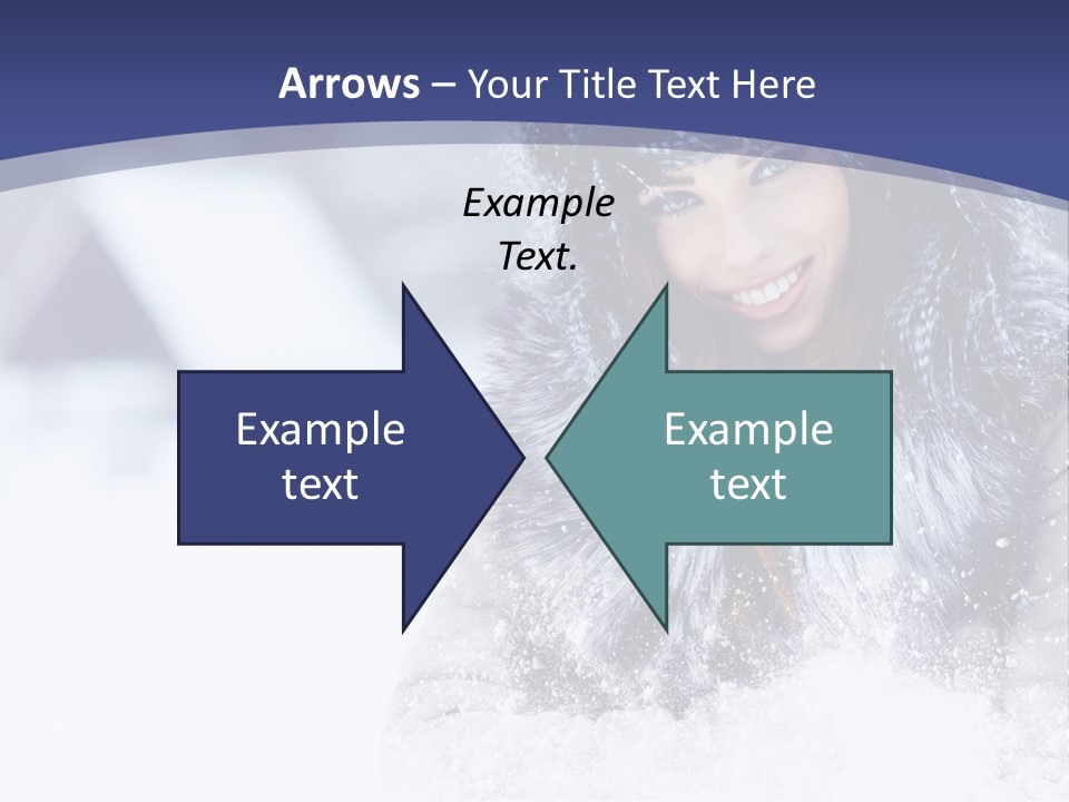 Turn Scenery Girl PowerPoint Template