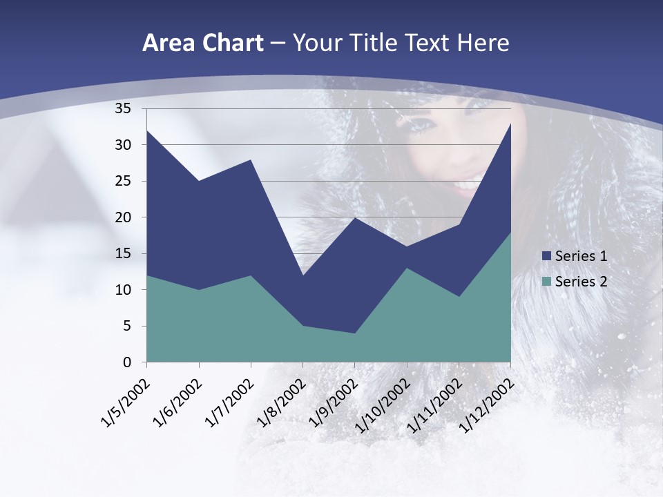 Turn Scenery Girl PowerPoint Template