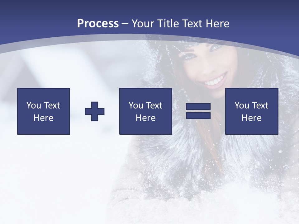 Turn Scenery Girl PowerPoint Template