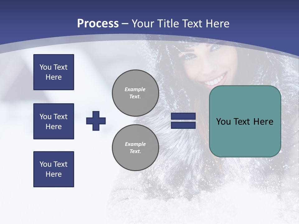 Turn Scenery Girl PowerPoint Template