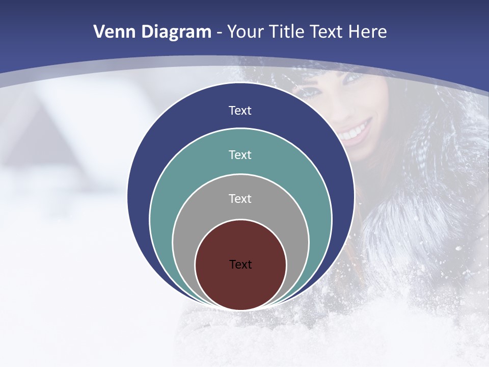 Turn Scenery Girl PowerPoint Template