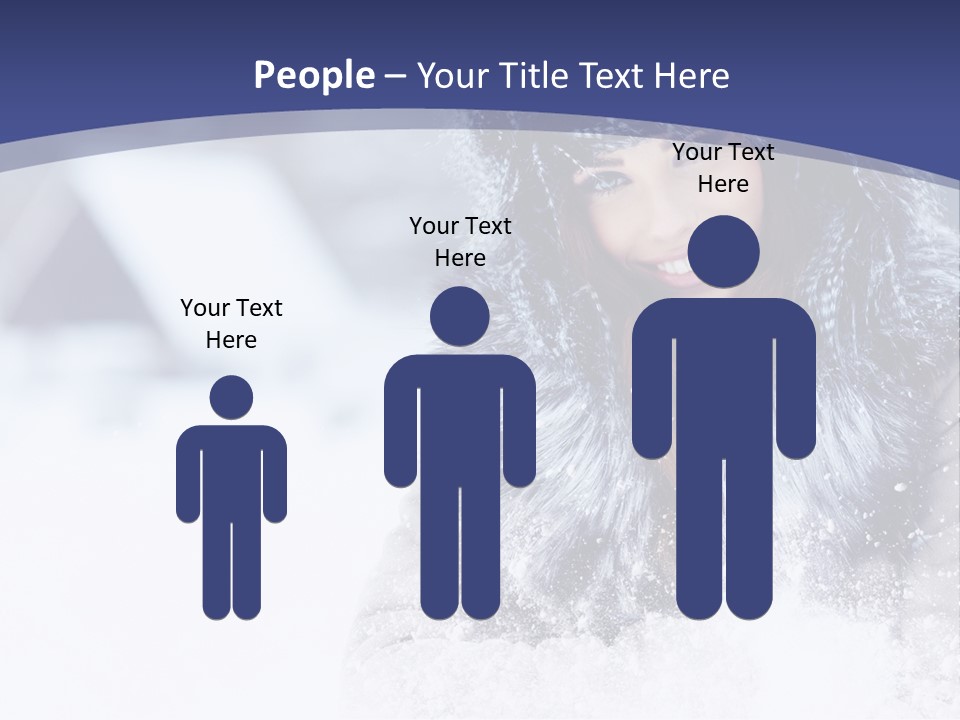 Turn Scenery Girl PowerPoint Template