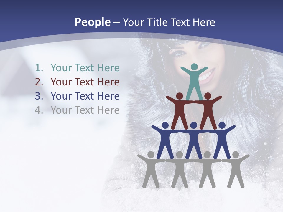 Turn Scenery Girl PowerPoint Template