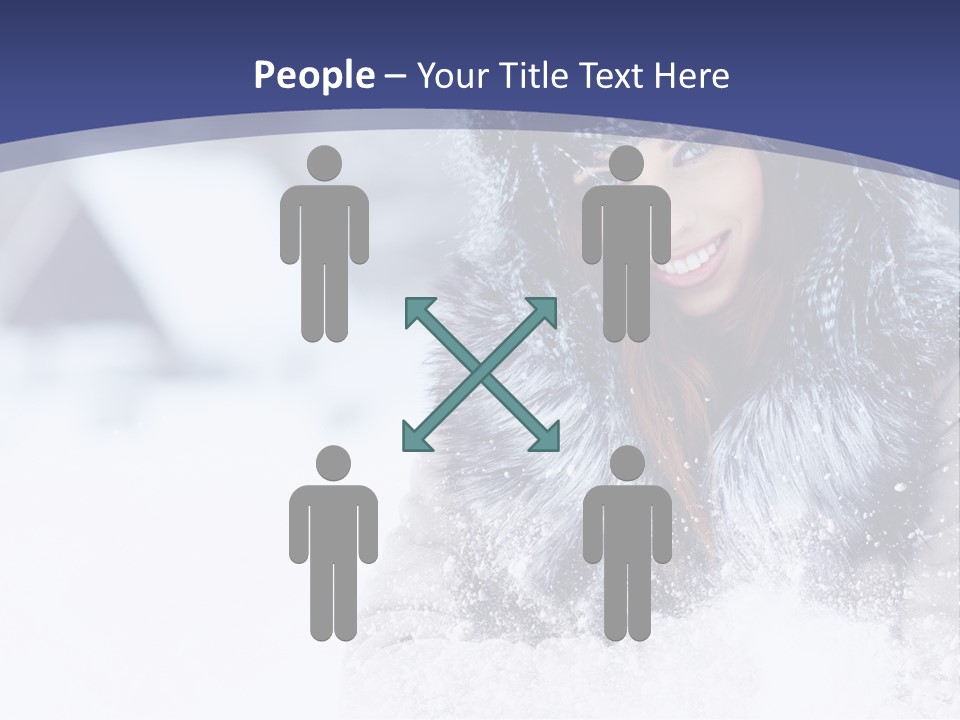 Turn Scenery Girl PowerPoint Template