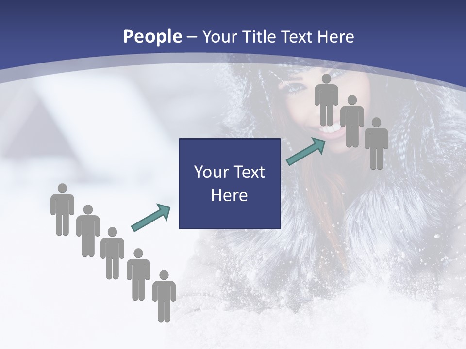 Turn Scenery Girl PowerPoint Template