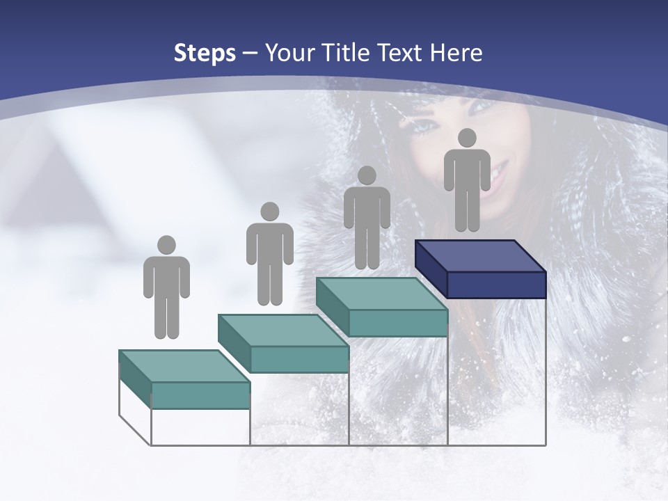 Turn Scenery Girl PowerPoint Template