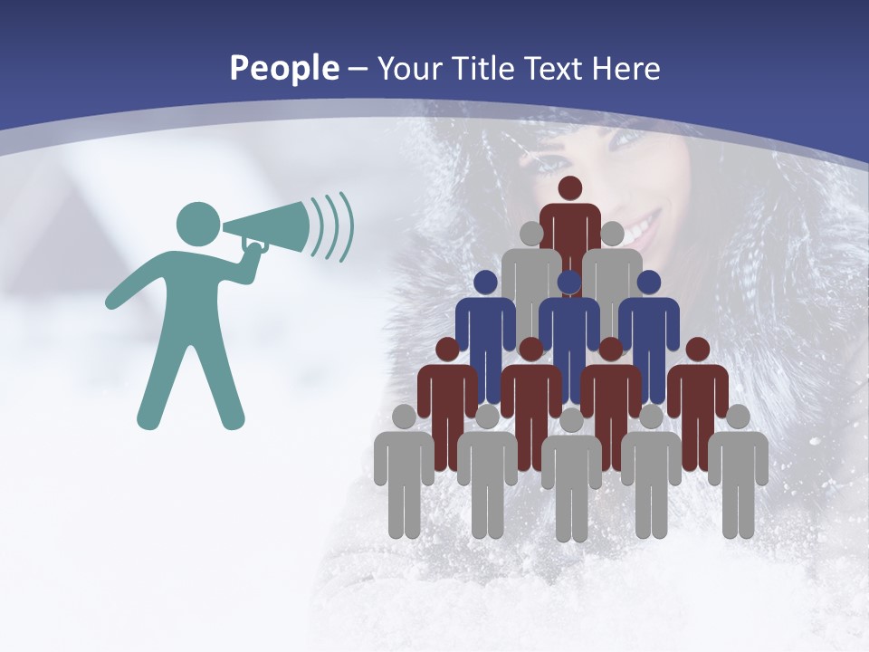 Turn Scenery Girl PowerPoint Template