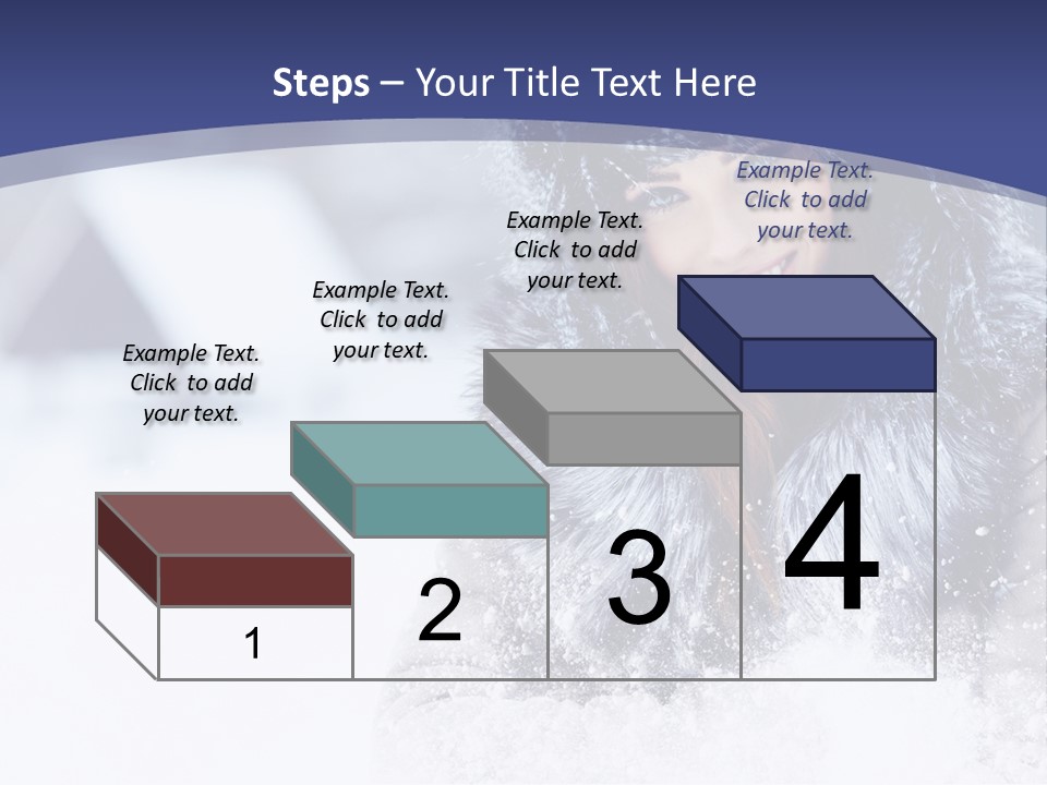 Turn Scenery Girl PowerPoint Template