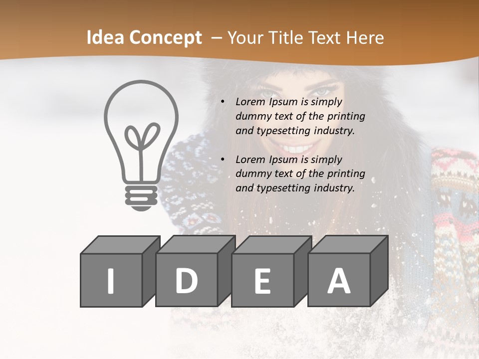 Coat Lifestyle Cute PowerPoint Template