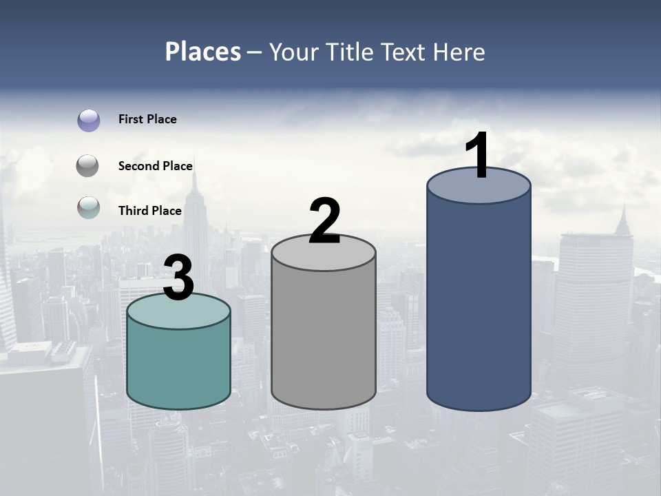 Landscaped New York Top PowerPoint Template
