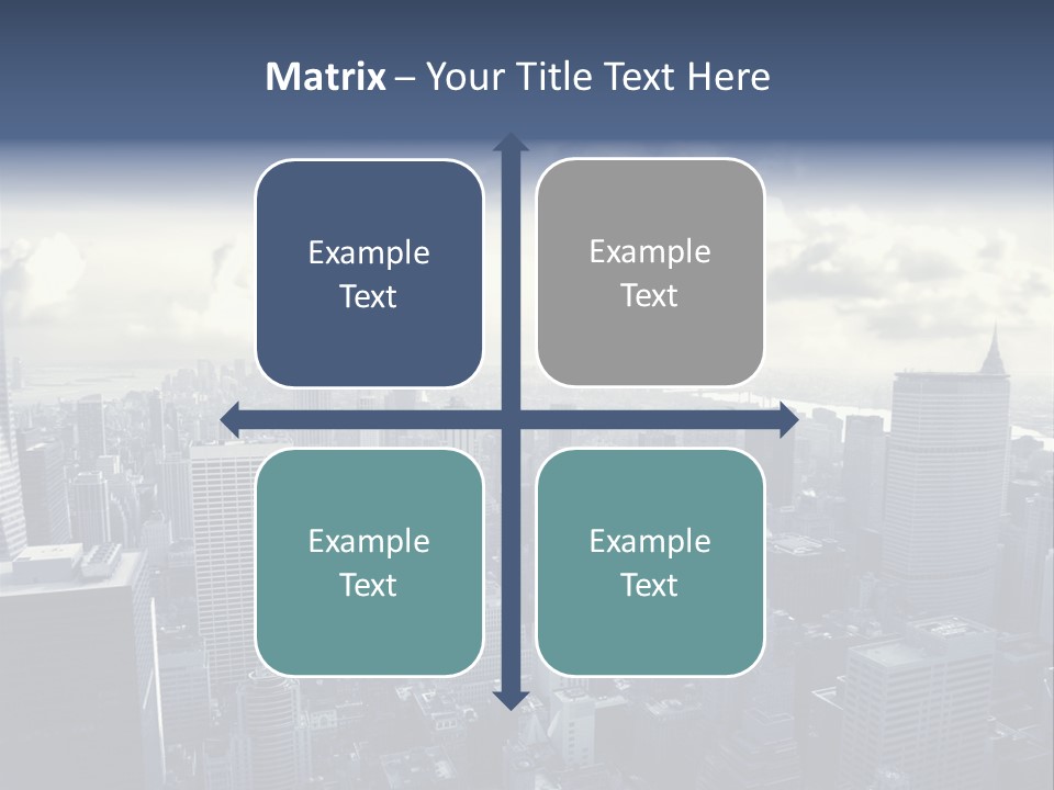 Landscaped New York Top PowerPoint Template