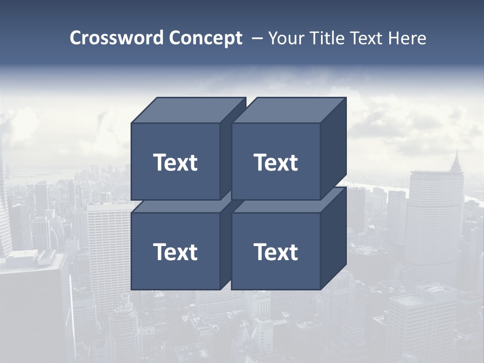 Landscaped New York Top PowerPoint Template