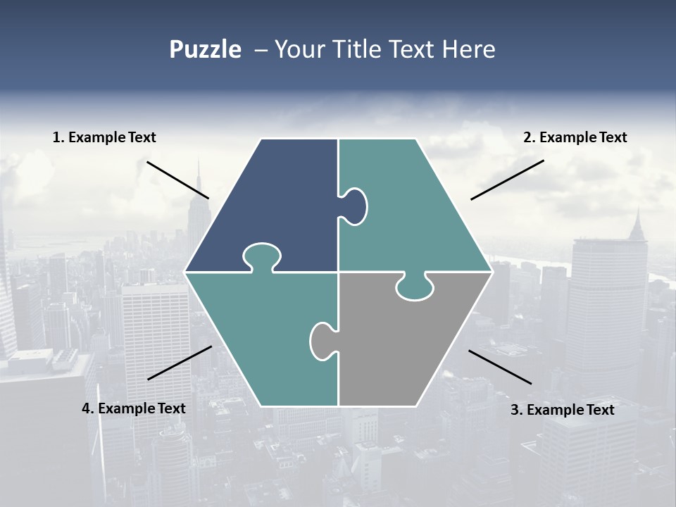 Landscaped New York Top PowerPoint Template